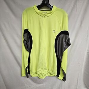 Bontrager Sport  Long Sleeve Jersey Men’s Yellow Cycling High Visability 2XL